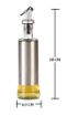 Picture of Glass ss Oil Port 500 ml  oil dispenser glass oil containers for kitchen pourer for oil bottle oil pump liquid dispenser bottle oil pump dispenser oil stopper for bottle