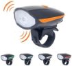 Picture of 2-in-1 Rechargeable Cycle Lights 3 Modes Cycle Light and Horn Cycle Lights Rechargeable Waterproof Cycle Light with Horn LED Front Light