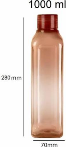 Picture of Vanies Water Bottle Squre  water bottle gym water bottle Fridge plastic water bottle Unbreakable water bottle kids water bottle children water bottle girls bottle boys bottle