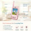 Picture of video walkie talkies for kids camera voice changer screen display 2 way radios walkie talkies long range video walkie talkie children toy
