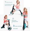 Picture of Children Scooter 3 in 1 Kids Kick Scooter Kickboard Tricycle Balance Bike Toy Boys Girls Scooter Adjustable Toddler Birthday Gift kick scooter tricycle balance bike