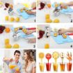 Picture of Metal Lemon-Lime Squeezer-Manual Hand Press Juicer Aluminium Manual Juicer for Fruits with Lemon Squeezer & Cutter