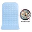 Picture of bathroom mat silicone water absorbing anti slip non slippery for home office school waterproof Anti-Slip with Suction Cup Bath Mat Big Size Shower Mat bathroom mat easy to clean