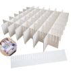 Picture of Makeup Storage Grid Home & Kitchen Board Divider Adjustable Drawer Organizer Storage Drawers Drawer Organizer Drawer Divider 6 PCS Set