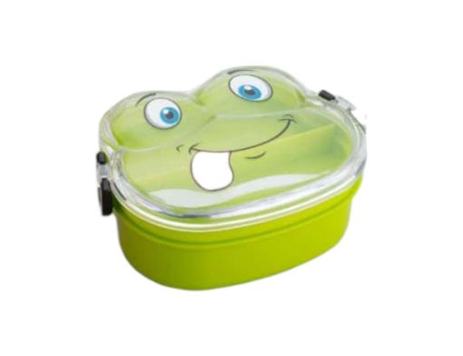 Picture of Froggy Lunch Box Double Layer Frog Shape Lunch Box Leak Proof Kids Lunch Box