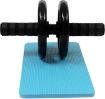 Picture of Double Ab Wheel Roller ual Wide Ab Roller Wheel Abdominal Workout with Knee Mat Men and Women Home Gym Fitness Abdominal Stomach Exercise