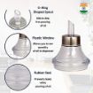 Picture of Stainless Steel Nozzle Oil Dispenser  Container  Pourer  Pot with Handle 1000ml Each  Oil Bottle with Handle Oil Dispenser 1000ml Nozzle Oil Dispenser