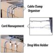 Picture of 20Pcs Adhesive Cable Clips,White Wire Organizer Multipurpose Silicone Adhesive Cord Hooks