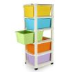 Picture of 5 Layer Plastic Modular Drawer System Large Stomo MultiPurpose chest of Drawer Organizer for Home Office Hospital Parlour and School Foldable drawers organizers Box