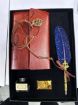 Picture of Feather Pen Set  Feather Pen Vintage Calligraphy Feather Dip Pen