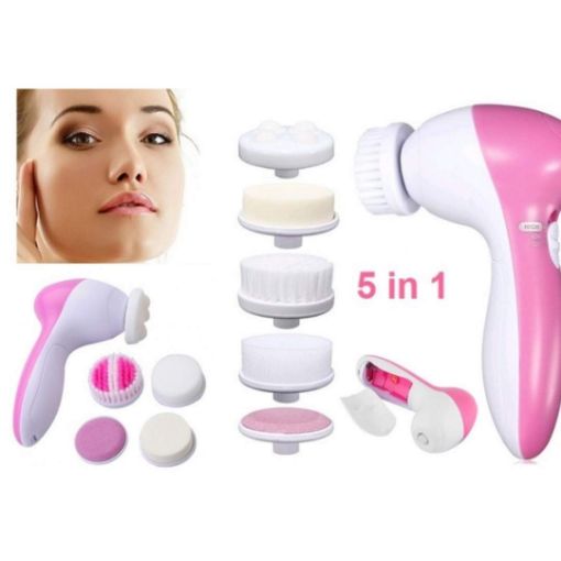 Picture of 5 in 1 massager facial massager machine for face professional massager for Removing Wrinkles Blackheads and whiteheads pore cleaner facial massage