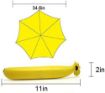 Picture of Yellow Stylish Banana Shaped Mini Foldable Umbrella for Women and its Stylish More Than Other Modern Umbrella with Mini Package
