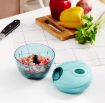 Picture of Big 2 IN 1 Handy Chopper  Handy manual chopper vegetable cutter garlic cutter multipurpose cutter blade Tomato Ginger Garlic Salad Fruit Egg dry fruit cutter peeler slicer kitchen pigeon kitchen tool cutter knife sharpener Potato Onion Fruits Vegetable