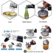 Picture of Can Opener Tin Cutter 3 IN 1 OPENER 3 in 1 Tin cutter and bottle opener Tin Opener Bottle Opener with Smooth Edge & Rotating Knob Heavy Duty Multipurpose Manual Stainless Steel Can Tin Bottle Opener Cutter with Strong Non Slip Handle