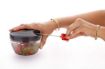 Picture of Multipurpose Manual Vegetable   Dry Fruit and Onion Handy Chopper and Quick Cutter MachiVegetable Chopper with Storage Lidne for Kitchen