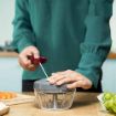 Picture of Multipurpose Manual Vegetable   Dry Fruit and Onion Handy Chopper and Quick Cutter MachiVegetable Chopper with Storage Lidne for Kitchen