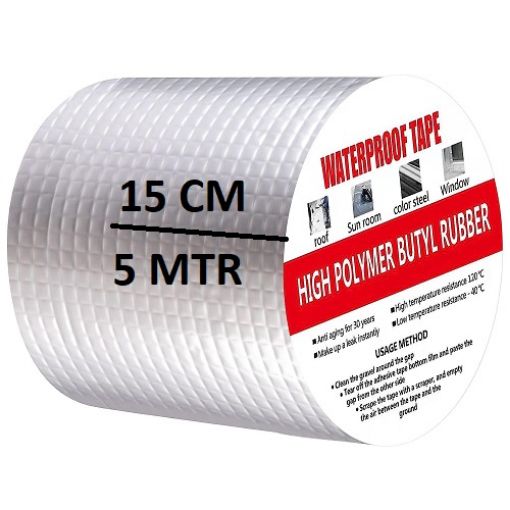 Picture of 15 cmTAP FLEX TAPE Leakage Repair Waterproof Tape Adhesive Tape Sealing Butyl Rubber Tape