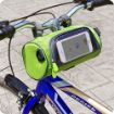 Picture of Bicycle Phone Holder round pouch smart phone handlebar bag touch screen cover portable should bicycle car motorbike storage vanity bag box waterproof bag mobile holder bag travel GPS pouch bike cycling mobile storage bag vanity storage kit hand pouch for