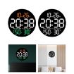 Picture of Round Digital Wall Clock Large Digital Wall Clock Digital Wall Clock Large Display Clock  Automatic Brightness Digital Silent Clock