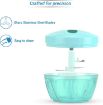 Picture of Handy Quick Cutter Vegetable Mini Chopper  Mini Handy Chopper Pull String Chopper Vegetable & Fruit  Mini Handy and Compact Chopper with 3 Blades for Effortlessly Chopping Vegetables and Fruits