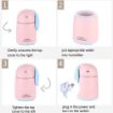 Picture of New Rabit humidifier New Rabbit Shaped Air Freshener Humidifier Cool Mist No Noise LED Desktop Nightlight Auto Safety Shut-Off USB Ultrasonic Aromatherapy Air Purifier with LED Night Light Car Room Office Babies Travel bedroom Restaurant