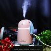 Picture of New Rabit humidifier New Rabbit Shaped Air Freshener Humidifier Cool Mist No Noise LED Desktop Nightlight Auto Safety Shut-Off USB Ultrasonic Aromatherapy Air Purifier with LED Night Light Car Room Office Babies Travel bedroom Restaurant