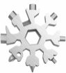 Picture of New 18-in-1 Snowflake Multi-Tool Multi-Purpose Screwdriver Tool 18 in 1 Stainless Steel Snowflake Multi Tool Keychain Use Any Time all time best