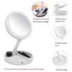 Picture of compact mirror Makeup Mirror LED Lights  Mirror Folding Magnifying Double Sided