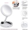 Picture of compact mirror Makeup Mirror LED Lights  Mirror Folding Magnifying Double Sided