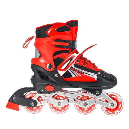 Picture of Skating Shoes Inline Skates w/ Light Up Wheels LED Flashing Roller Skates