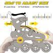 Picture of Skating Shoes Inline Skates w/ Light Up Wheels LED Flashing Roller Skates