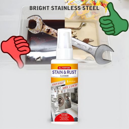 Picture of Stain and Rust Cleaner Spray Rust Stains Cleaning All Purpose Stain & Rust Cleaner Spray For Kitchen