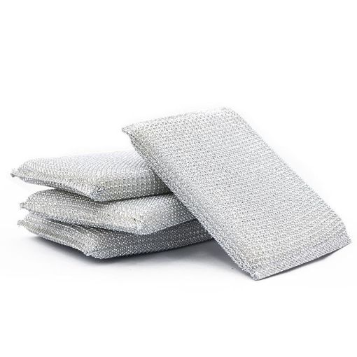 Picture of Scrub Sponge Dishes Cleaning Tools Scrub Sponges for Cleaning Heavy Duty Dish Sponges for Household Cleaning