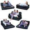 Picture of 5 in 1 Inflatable Three Seater Queen Size Sofa Cum Air Bed Couch with Air Pump