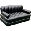 Picture of 5 in 1 Inflatable Three Seater Queen Size Sofa Cum Air Bed Couch with Air Pump