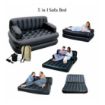 Picture of 5 in 1 Inflatable Three Seater Queen Size Sofa Cum Air Bed Couch with Air Pump