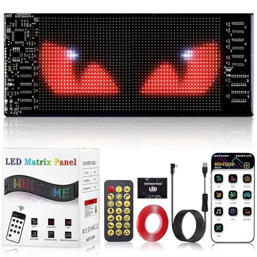 Picture of LED Devil Eyes LED Devil Eyes for Cars Colorful Eye Lamp LED MATRIX PANEL