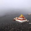 Picture of Gomti Chakra Shree Yantra Rudraksha Crystal Laxmi Pyramid Crystal Pyramid PIRAMID