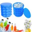 Picture of Silicone Ice Cube Maker The Innovation Space Saving Ice Cube Maker Bucket Revolutionary Space Saving Ice-Ball Makers for Home  Party and Picnic
