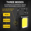 Picture of Multifunction Keychain Led Light with Bottle Opener Magnetic Base and Folding Bracket Mini Cob 500 lumens Rechargeable Multifunctional Keychain Emergency Light Keychain
