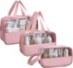Picture of New Wash Bag Set of 3 Makeup Pouches for Women Toiletry Storage Wash Bag