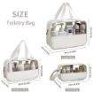Picture of New Wash Bag Set of 3 Makeup Pouches for Women Toiletry Storage Wash Bag