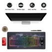 Picture of World Map Keyboard Mat  Desk Mat Gaming Rubber Writing Desk Mats