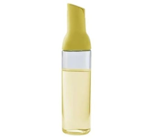 Picture of Auto Flip Glass Oil Bottles Automatic Opening And Closing Olive Oil Seasoning Oil Dispenser Bottle Automatic Leakproof with Drip Free Cap olive Oil Bottles for Kitchen Baking