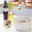 Picture of Auto Flip Glass Oil Bottles Automatic Opening And Closing Olive Oil Seasoning Oil Dispenser Bottle Automatic Leakproof with Drip Free Cap olive Oil Bottles for Kitchen Baking