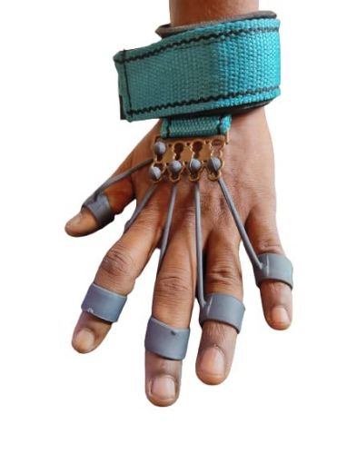 Picture of FOREARM EXERCISER FINGER EXERCISERS Finger Gripper Stretcher Trainer Hand Yoga Trainer Resistance Band Finger and Forearm Exerciser Guitar Finger Stretcher Grip Climbing Finger Strengthener For Men Women0