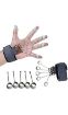 Picture of FOREARM EXERCISER FINGER EXERCISERS Finger Gripper Stretcher Trainer Hand Yoga Trainer Resistance Band Finger and Forearm Exerciser Guitar Finger Stretcher Grip Climbing Finger Strengthener For Men Women0