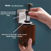 Picture of Punch-Free Shower Gel Holder Bathroom Storage Wall-Mounted Bottle Holder  Plastic Wall Mounted Self Sticky Gel Bottle Rack Hooks