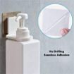 Picture of Punch-Free Shower Gel Holder Bathroom Storage Wall-Mounted Bottle Holder  Plastic Wall Mounted Self Sticky Gel Bottle Rack Hooks