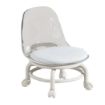 Picture of Mini Chair Mini Stool with Wheels Rolling Stool Short Small Stool Chair Transparent Chair